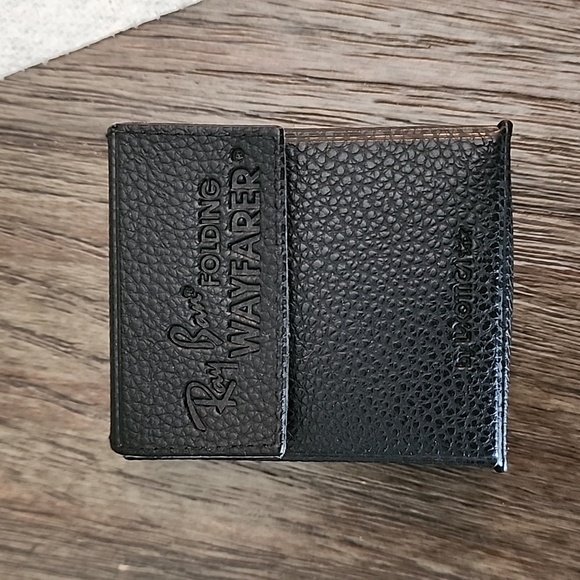 Ray-ban Clubmaster Folding Blue Mirrored Lenses Gold - Picture 11 of 11